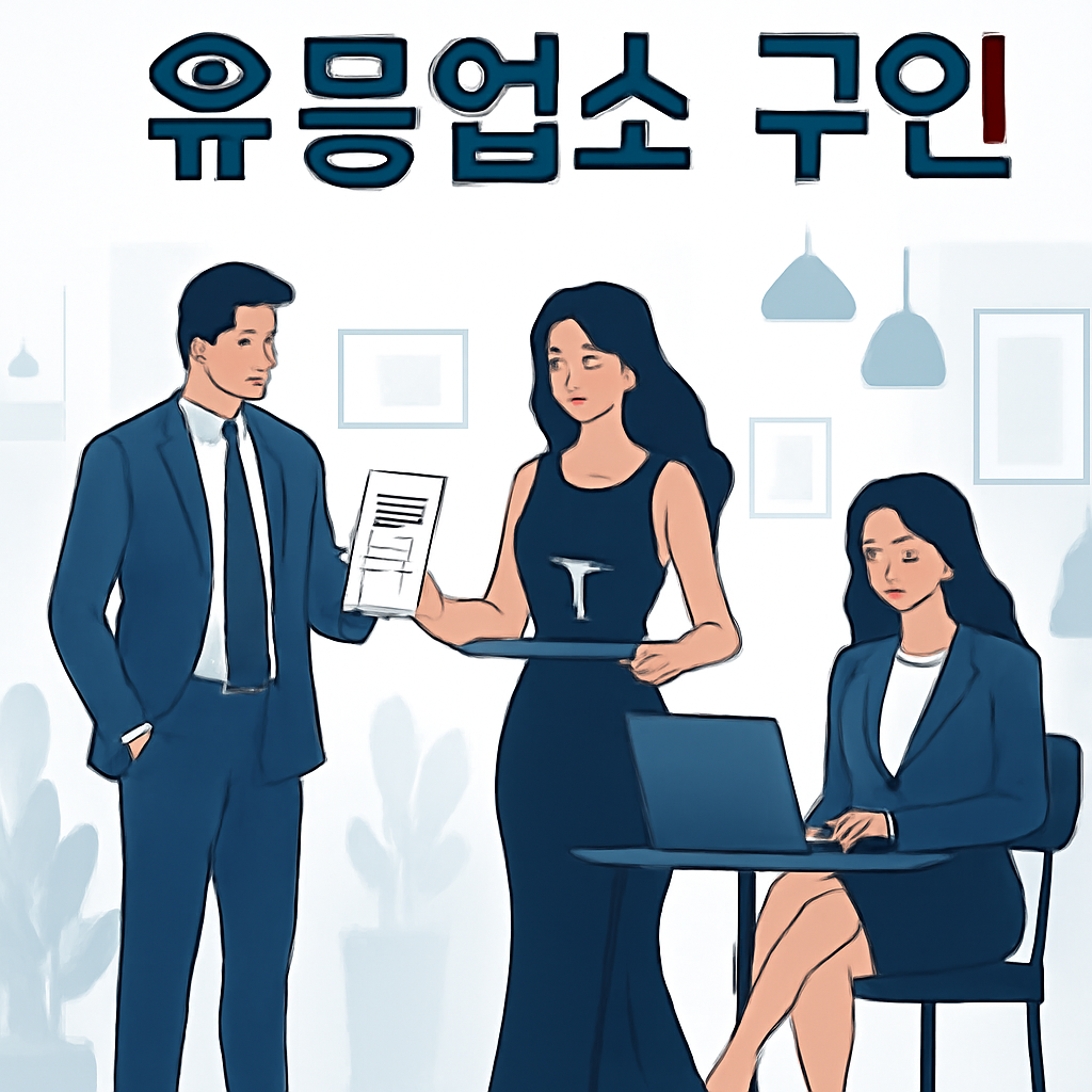 유흥업소 구인 메인 이미지