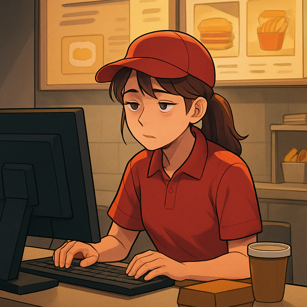 밤샘 알바 구인 이미지