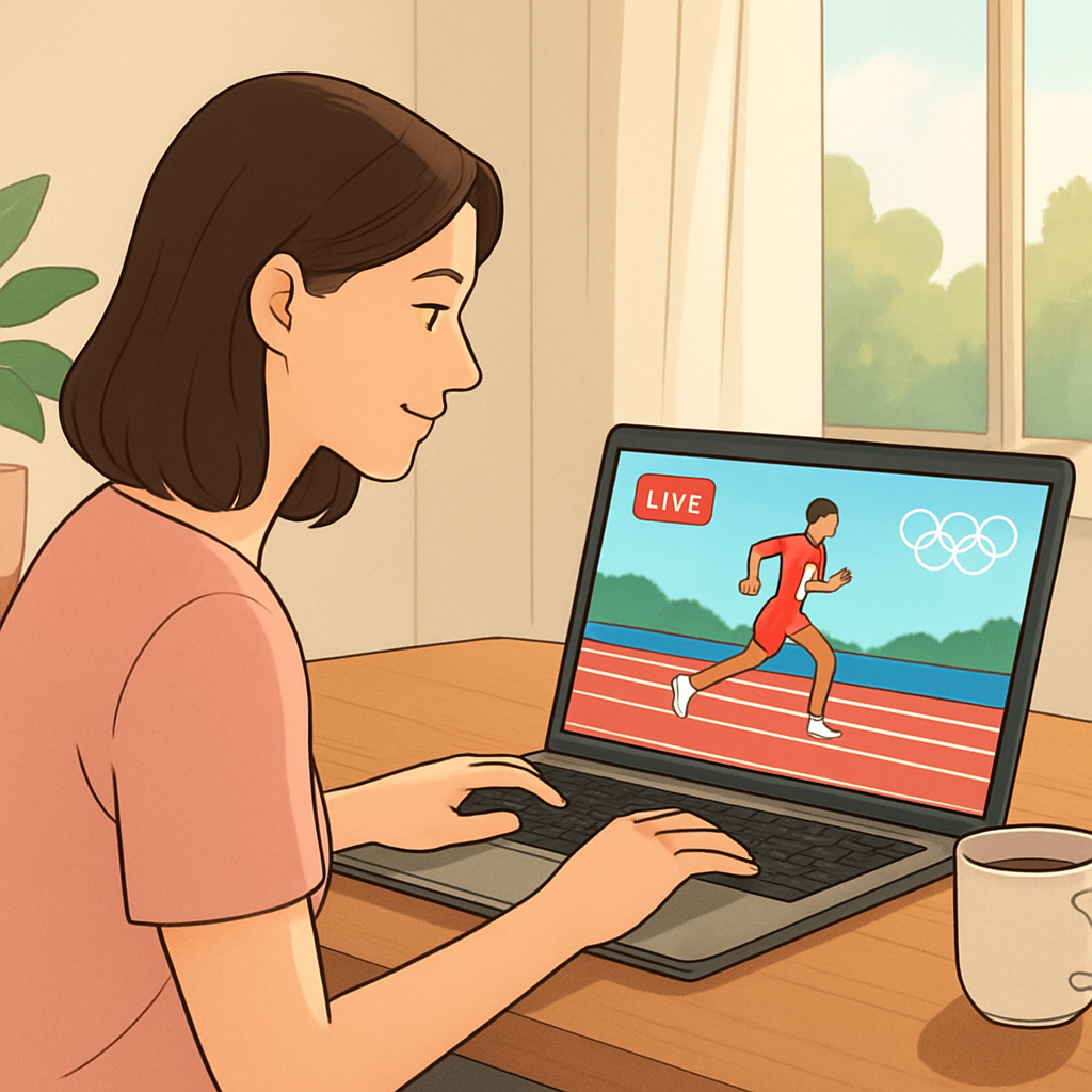 올림픽 경기 실시간 중계 온라인 시청 방법 이미지