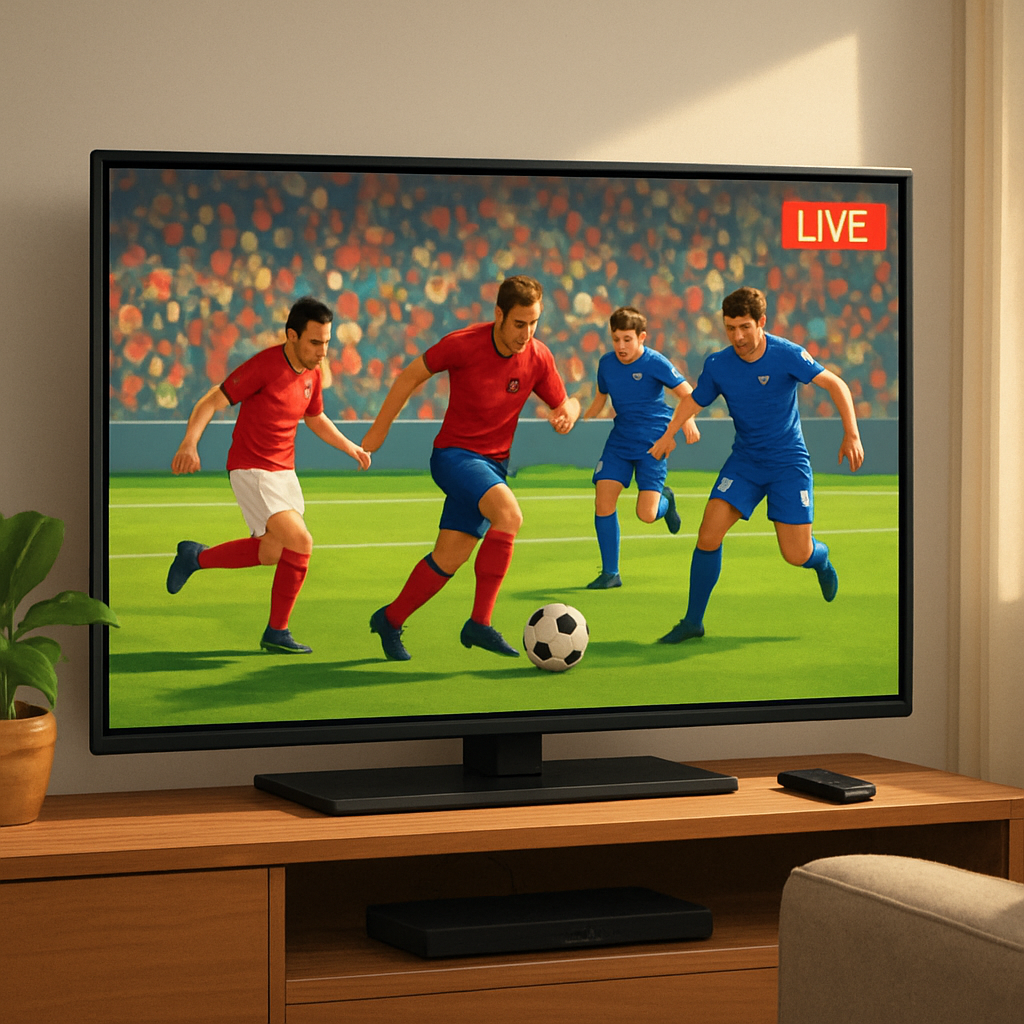 실시간 축구 스포츠 중계 채널 이미지