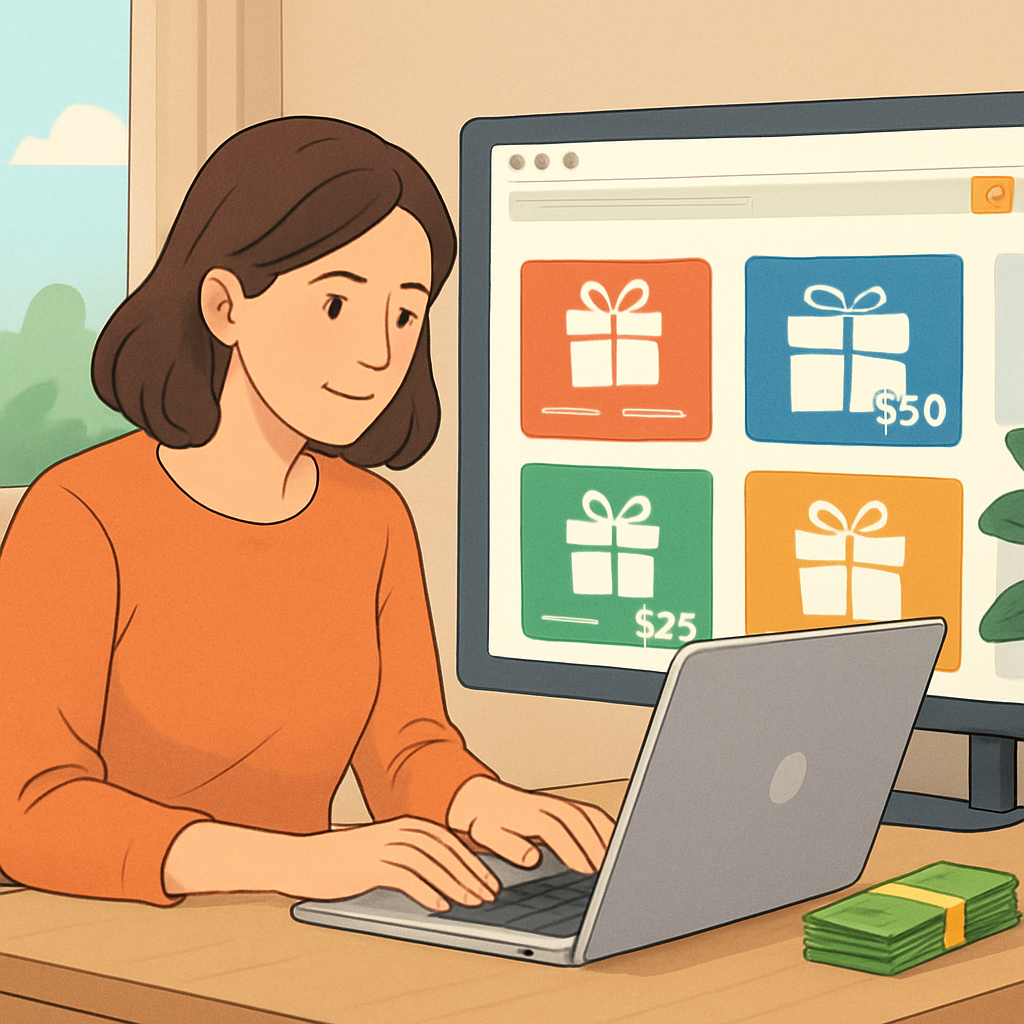 온라인으로 상품권을 판매해 수익 올리는 방법 이미지