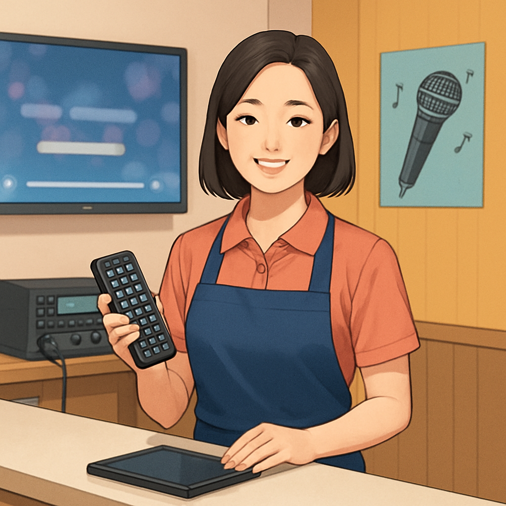 노래방 직원 알바 이미지