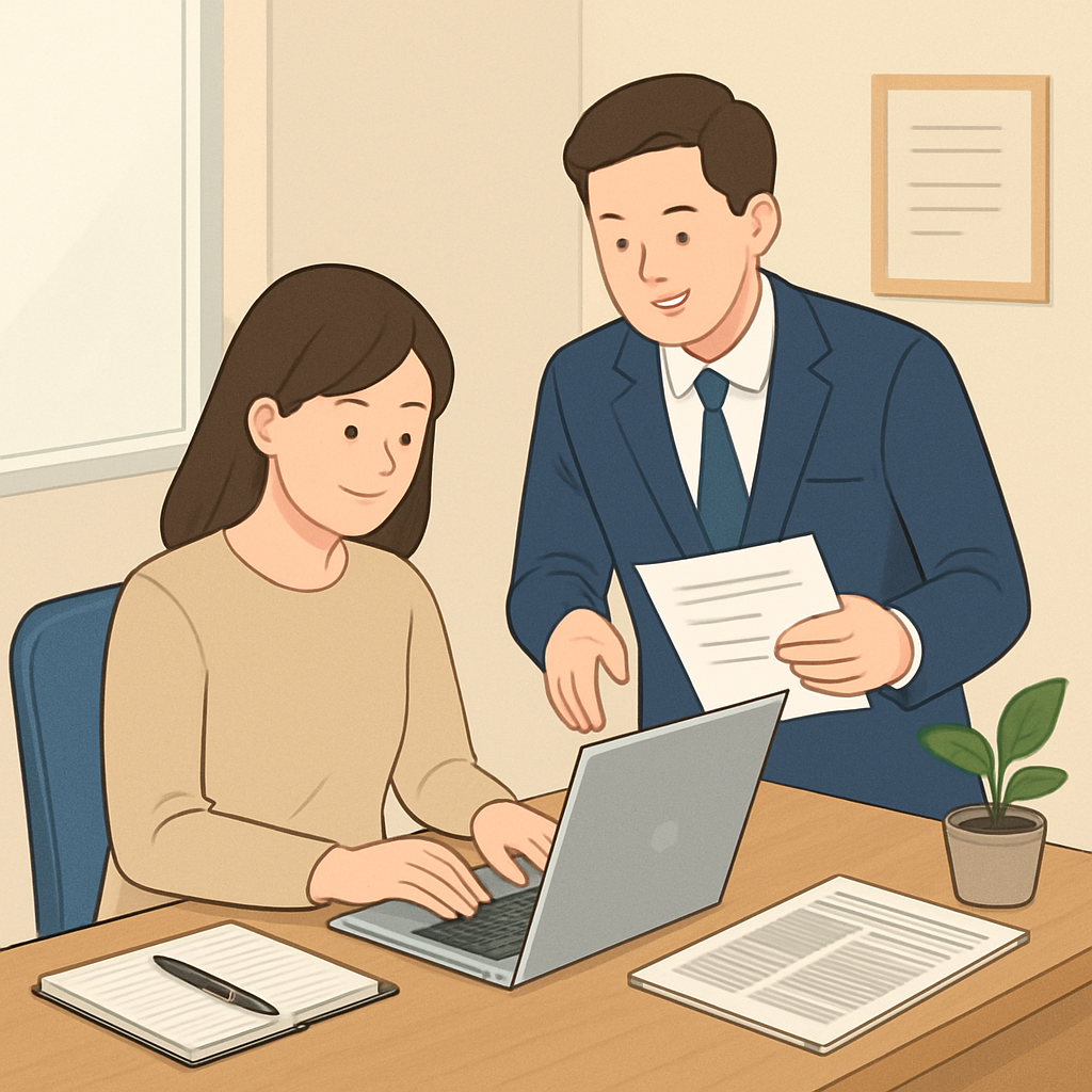 기사 작성 보도알바 업무 프로세스 설명 이미지