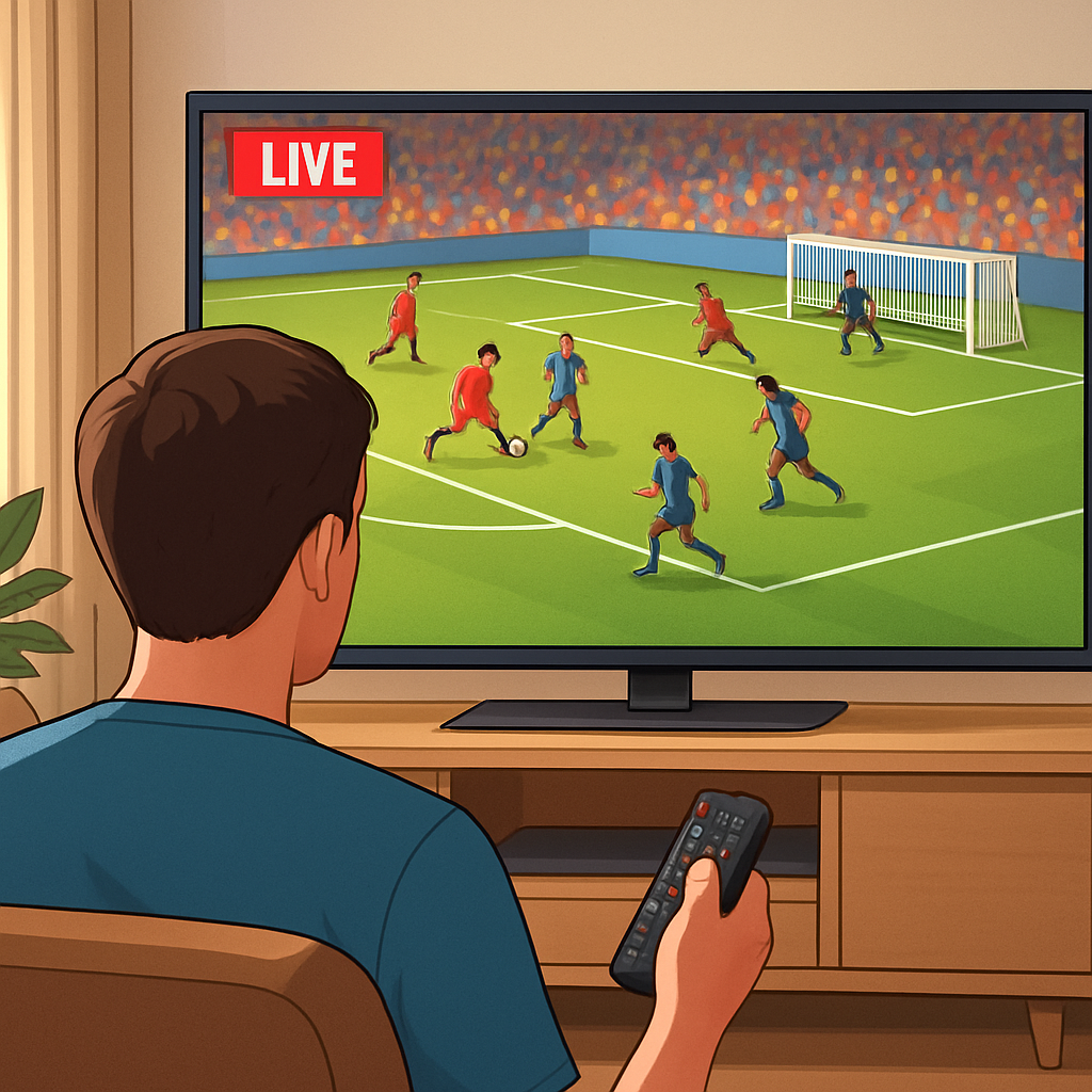 온라인 스포츠 중계 서비스 이미지