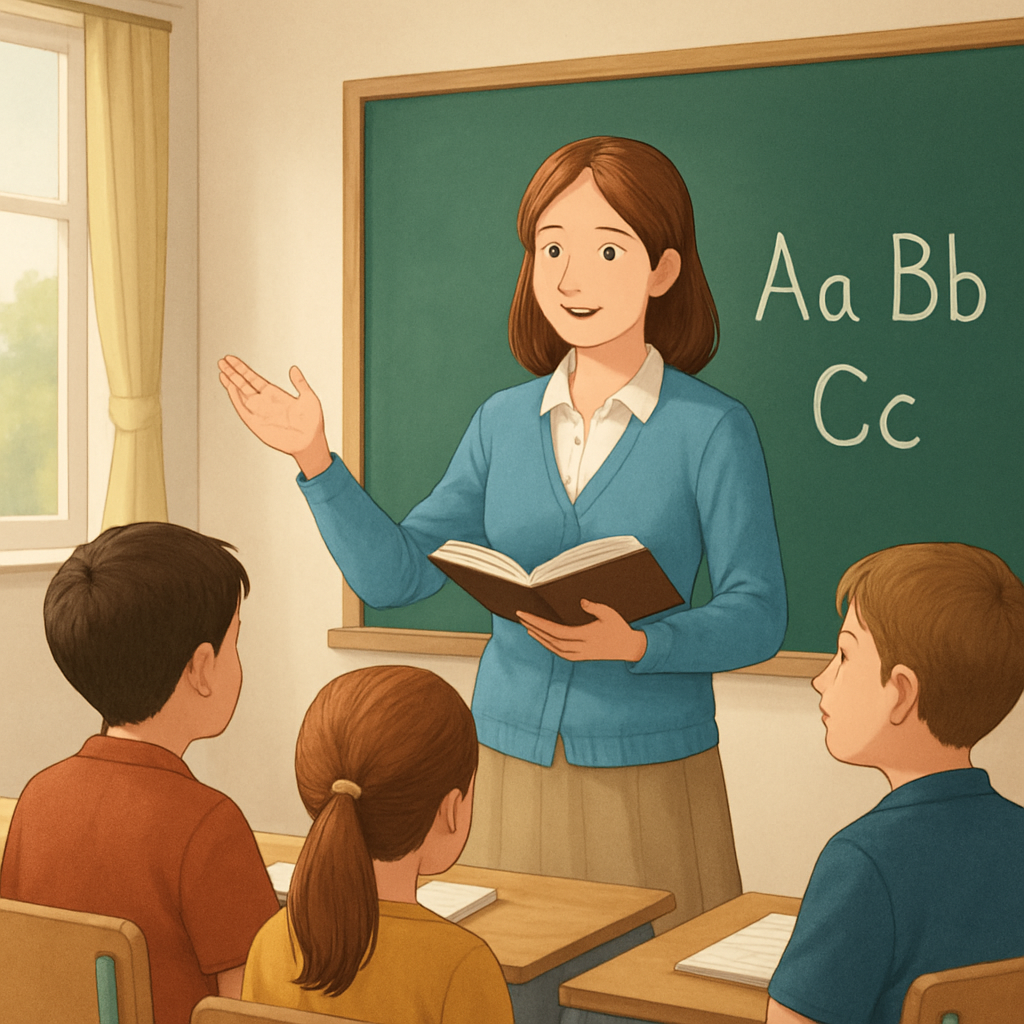 영어 수업 중심 이미지