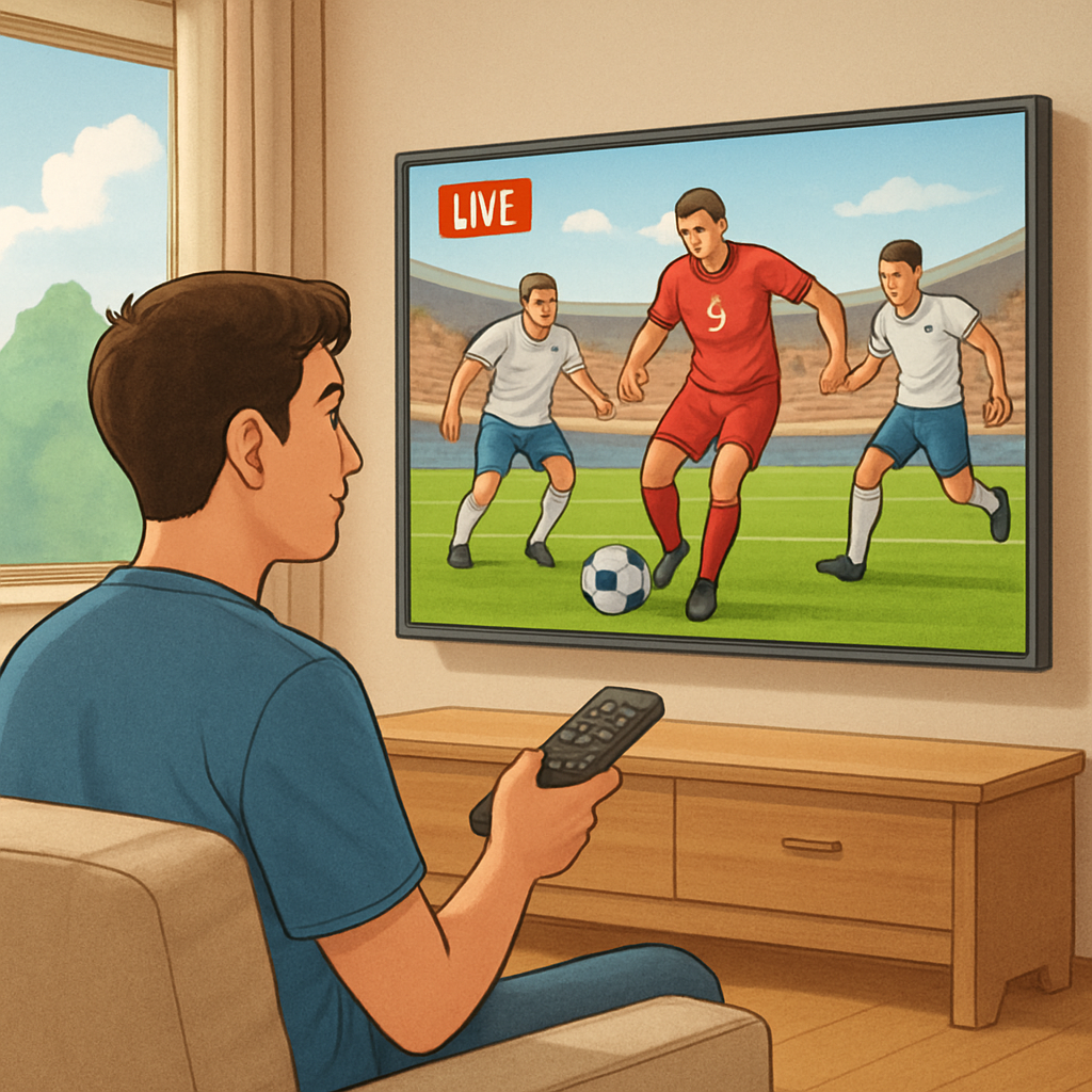 오늘자 축구 라이브 중계 방송 보기 이미지