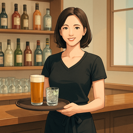 클럽 바 직원 구인 이미지
