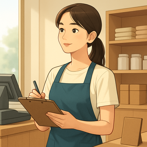 여성 아르바이트 모집 이미지
