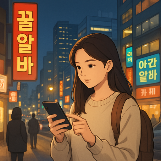 서울에서 밤알바 구하는 방법과 팁 이미지
